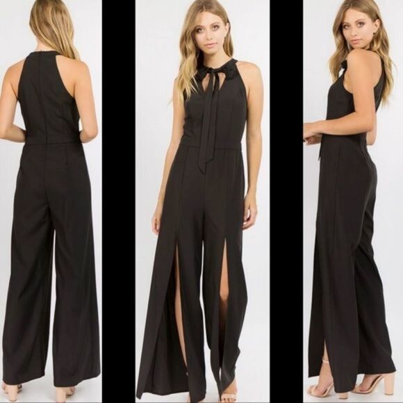 🆕 SEXY Black Sleeveless Jumpsuit - Picture 4 of 6